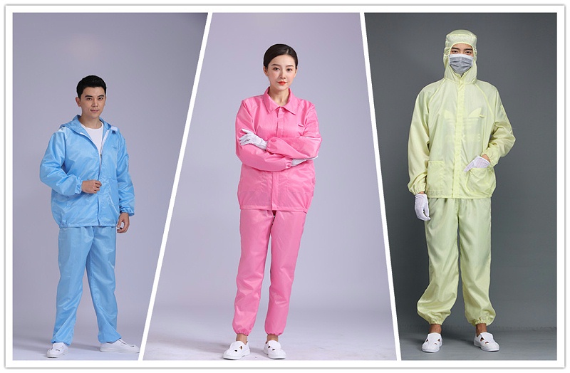 防靜電分體服，防靜電連帽分體服男女